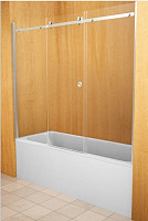 Шторка для ванны Avek Gold C1X 10504/6 1900х1500, прозрачное стекло 6мм, профиль хром от Водопад  фото 1