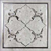 Керамическая плитка Monopole Dec Armonia Petra Brillo Bisel Silver, C 15 х 15 (ШТ) от Водопад  фото 1