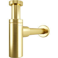 Сифон WasserKRAFT A170 для раковины, золото матовое от Водопад  фото 1