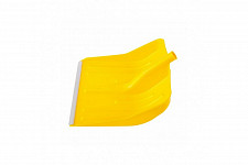 Лопата для уборки снега Сибртех 61616 пластиковая, желтая, 420х425 мм, без черенка от Водопад  фото 1
