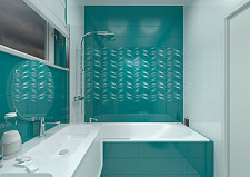 Плитка Em-Tile ColorBreeze White 20x60 (кв.м.) от Водопад  фото 3