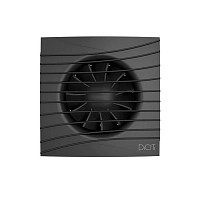 Бытовой вентилятор Diciti Silent 4C Matt black, D100 мм, 25 дБ, 90 м3/ч, ABS-пластик, черный, обратный клапан от Водопад  фото 2