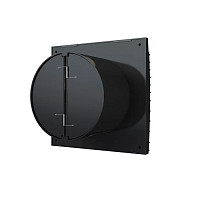 Бытовой вентилятор Diciti Silent 4C Matt black, D100 мм, 25 дБ, 90 м3/ч, ABS-пластик, черный, обратный клапан от Водопад  фото 4