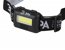 Фонарь Эра Б0039620 GB-607 налобный, светодиодный, на батарейках 3хААА, с влагозащитой, 3 Вт от Водопад  фото 1