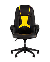 Кресло игровое Stool Group TopChairs ST-CYBER 8 черный/желтый, экокожа, крестовина пластик от Водопад  фото 1