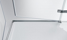 Душевой уголок Belbagno Kraft KRAFT-A-22-80-C-Cr 800х800х1950, стекло прозрачное, профиль хром от Водопад  фото 4