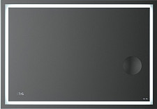 Зеркало AmPm Gem M91AMOX1003WG 100см, с контурной LED-подсветкой, втроенные часы и линза от Водопад  фото 1