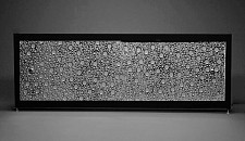 Экран под ванну A-Screen 4 дверцы, bubble silver 900-1500 мм, высота до 570 мм, белый / серый / черный профиль от Водопад  фото 1