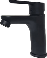 Смеситель для раковины Webert Sax Evolution SE833102560 с донным клапаном, черный матовый от Водопад  фото 2
