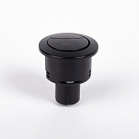 Кнопка слива Iddis 92038MB2AR для арматуры, 2-уровневая, 38 мм, черный матовый от Водопад  фото 1