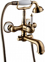 Смеситель для ванны с душем Lemark Villa LM4812B бронза от Водопад  фото 1