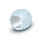Гильза с упором аксиальная Barbi Rayper 16 мм белая, пластик