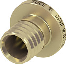 Заглушка аксиальная Tece TECEflex 20 мм латунь