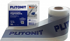Гидроизоляционная лента Plitonit ГидроЛента Н001739, для ванных комнат, 0,12х10 м, белая от Водопад  фото 1