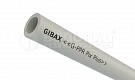 Полипропиленовая труба Gibax G-PPR Pix Plus PN20 110х18,3 мм для ГВС и ХВС, серая, 1м