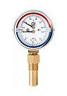 Термоманометр Росма ТМТБ-3 D 80 мм, 0-150*C, 16 бар, 1/2&quot; НР L=46, радиальный,