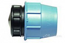 Заглушка для ПНД труб Unidelta 110 мм обжимная, пластиковая
