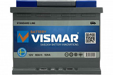 Аккумуляторная батарея Vismar 4660003795349 ST 6СТ-60 N (R)-(0) 520А 242*175*190 от Водопад  фото 2