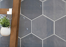 Керамическая плитка Cifre Kane Hexagon Grey 16x18 (кв.м.) от Водопад  фото 2