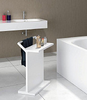 Столик для ванной комнаты Abber Stein AS1637, цвет белый от Водопад  фото 2