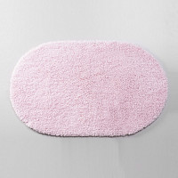 Коврик для ванны WasserKraft Dill Barely Pink 60х100, микрофибра, термопластичная резина от Водопад  фото 1
