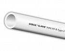 Полипропиленовая труба Gibax  PN20 32х5,4 мм для ГВС и ХВС, белая, 1м