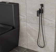 Гигиенический душ Rush Thira TR3635-99Black, со смесителем, встраиваемый, черный от Водопад  фото 3