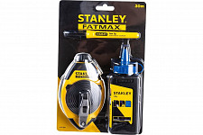 Комплект Stanley 0-47-681 из шнура разметочного 30 м в корпусе Fat Max флакон мелового порошка+маркер от Водопад  фото 4