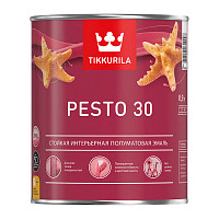 Краска алкидная Tikkurila Euro Pesto 30 A полуматовая (0,9 л) от Водопад  фото 1