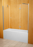 Шторка для ванны Avek Standart A 10454, 1900х1500, прозрачное стекло 6мм, профиль хром от Водопад  фото 1