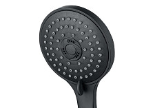Ручной душ Акватек 3jet AQ2003MB, матовый черный от Водопад  фото 3