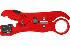 Инструмент для удаления изоляции Knipex KN-166006SB с коаксиального кабеля от Водопад  фото 1