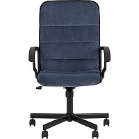 Кресло компьютерное Stool Group TopChairs ST-TRACER спинка и сиденье темно-синяя ткань Light-27, крестовина металл от Водопад  фото 3
