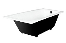 Чугунная ванна Wotte Forma 150x70 без отверстий для ручек от Водопад  фото 2