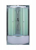 Душевая кабина Niagara NG-7309 100х100х215 см, стекло матовое, профиль хром от Водопад  фото 1
