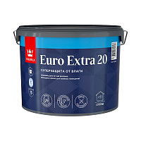 Краска для влажных помещений Tikkurila Euro Extra 20 A п/мат. (9 л) от Водопад  фото 1