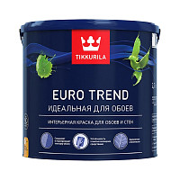 Краска для обоев и стен Tikkurila Euro Trend А мат. (2,7 л) от Водопад  фото 1