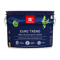 Краска для обоев и стен Tikkurila Euro Trend А мат. (9 л) от Водопад  фото 1
