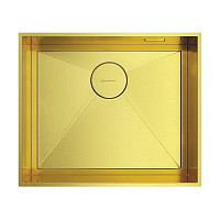Мойка Omoikiri Kasen 53-IN-LG 4993790 530х450, 1 чаша, нержавеющая сталь,светлое золото от Водопад  фото 1