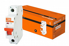 Автоматический выключатель Tdm ВА47-29 SQ0206-0066, 1Р, 2 А, 4,5 кА х-ка С от Водопад  фото 1